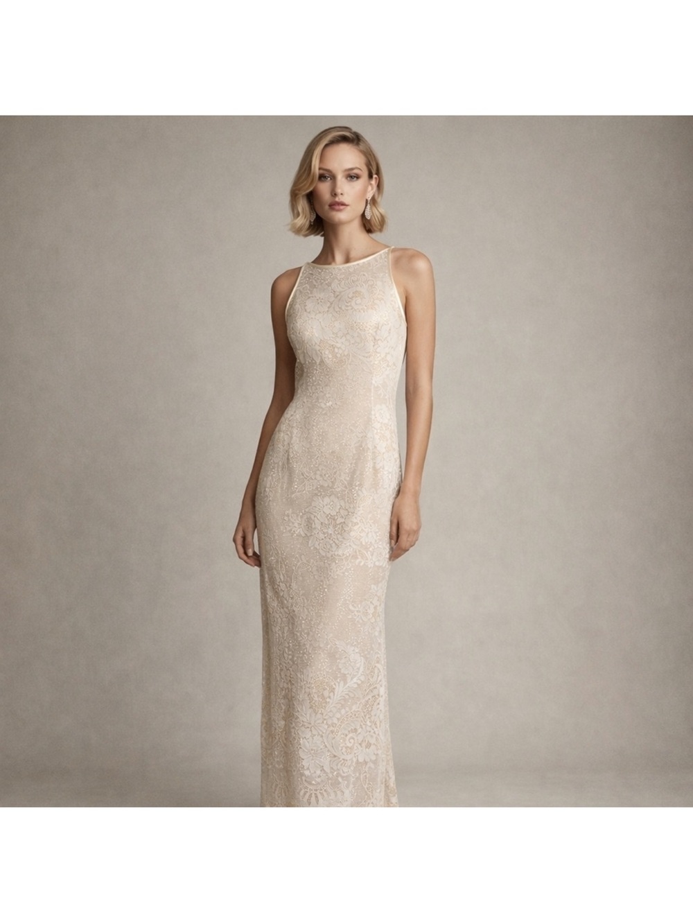 Scott McClintock Cream Maxi Dress